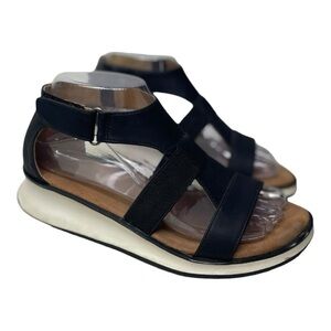 Adrienne Vittadini Women’s Mabelle Black Sport Sandals